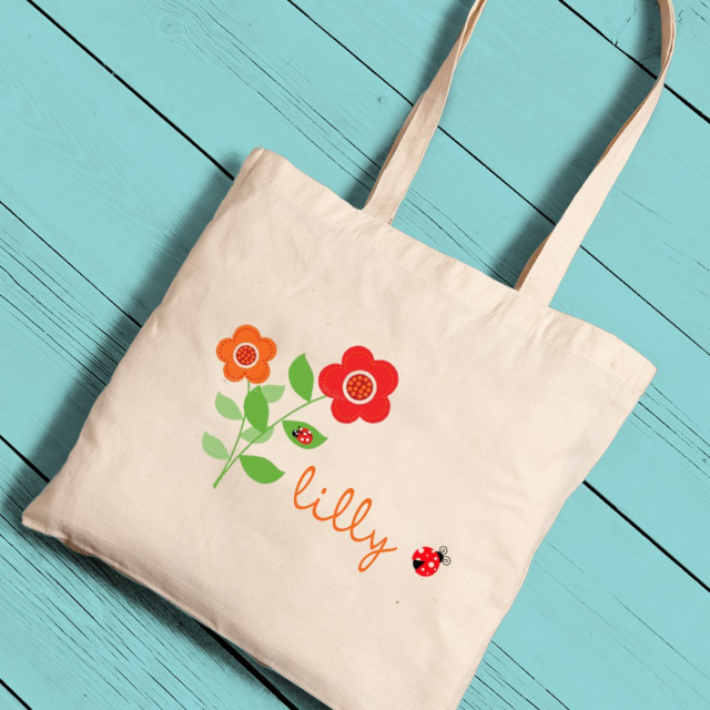 Girl's Canvas Totes